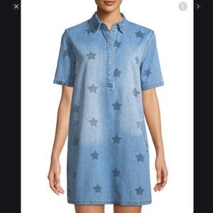 NWT Velvet Heart Trisha Star-Washed Denim Dress